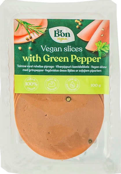 BonVegan Soija-viherpippurileikkele 100g