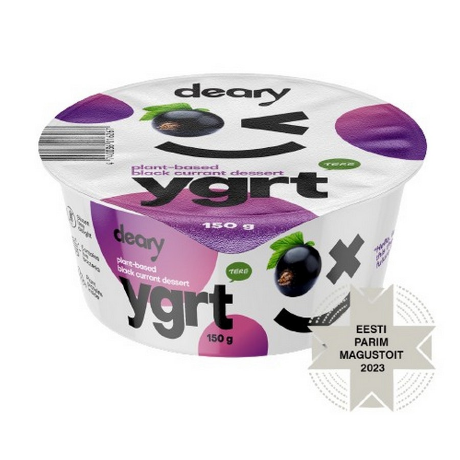 Deary Mustaherukka-jogurtti 150g